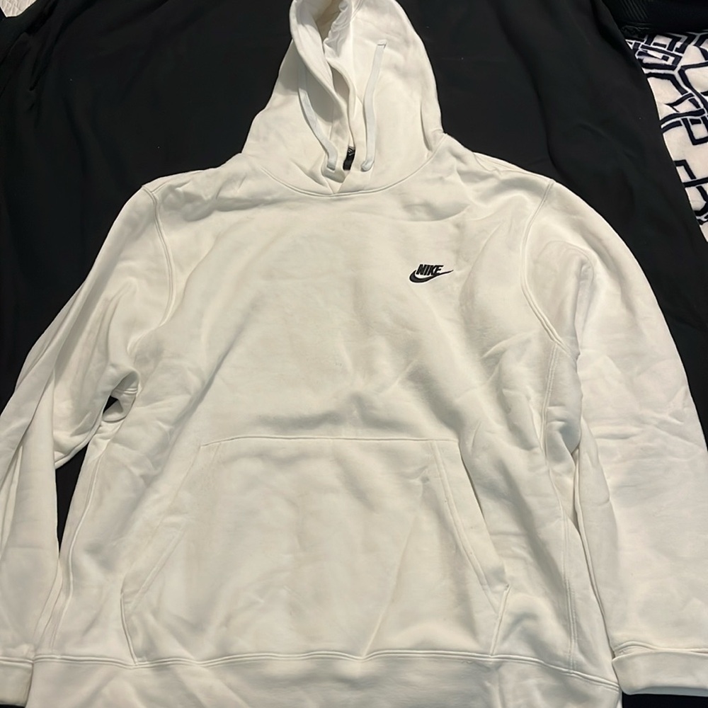 Nike- white hoodie